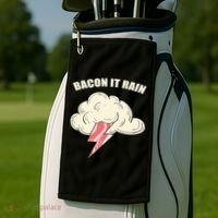 Bacon It Rain Golf Towel thumb 2