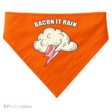 Bacon It Rain USA-Made Doggie Bandana