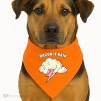 Bacon It Rain USA-Made Doggie Bandana thumb 1