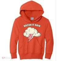 Bacon It Rain Kids Hoodie thumb 0