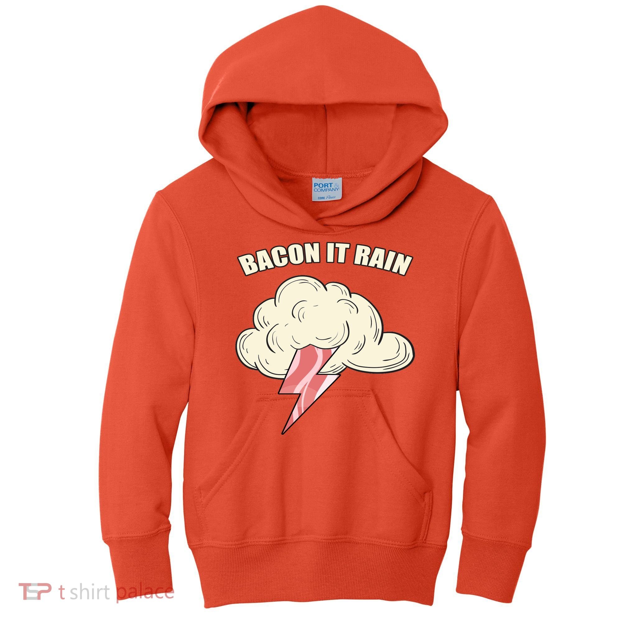 Bacon It Rain Kids Hoodie