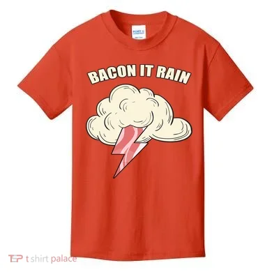 Bacon It Rain Kids T-Shirt