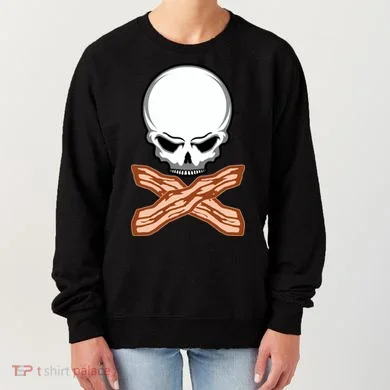 Bacon Skull Women's Sweatshirt