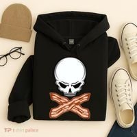 Bacon Skull Hoodie thumb 4