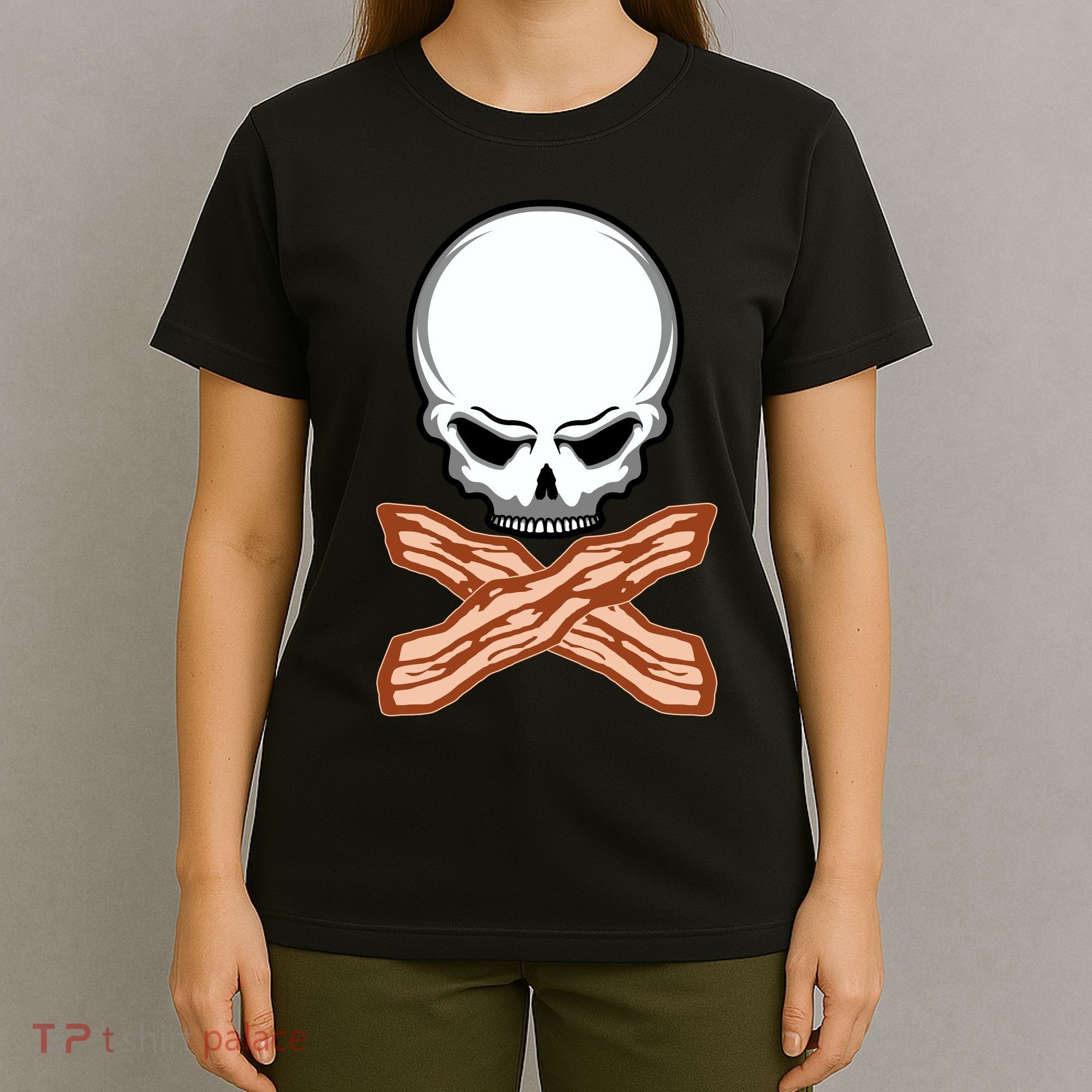 Bacon Skull T-Shirt