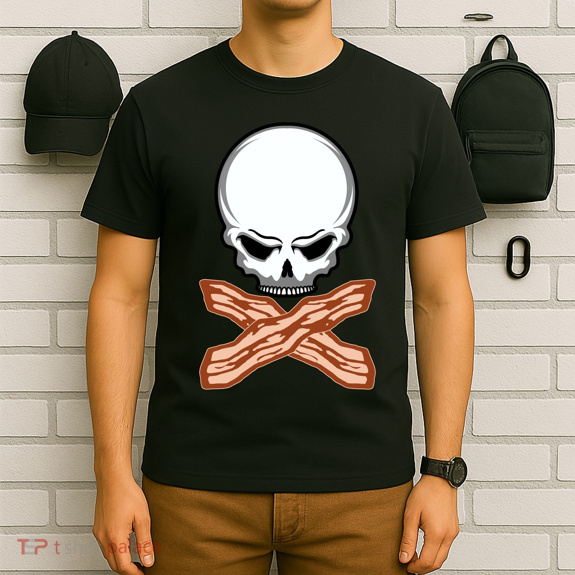 Bacon Skull T-Shirt
