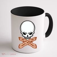 Bacon Skull Coffee Mug thumb 1
