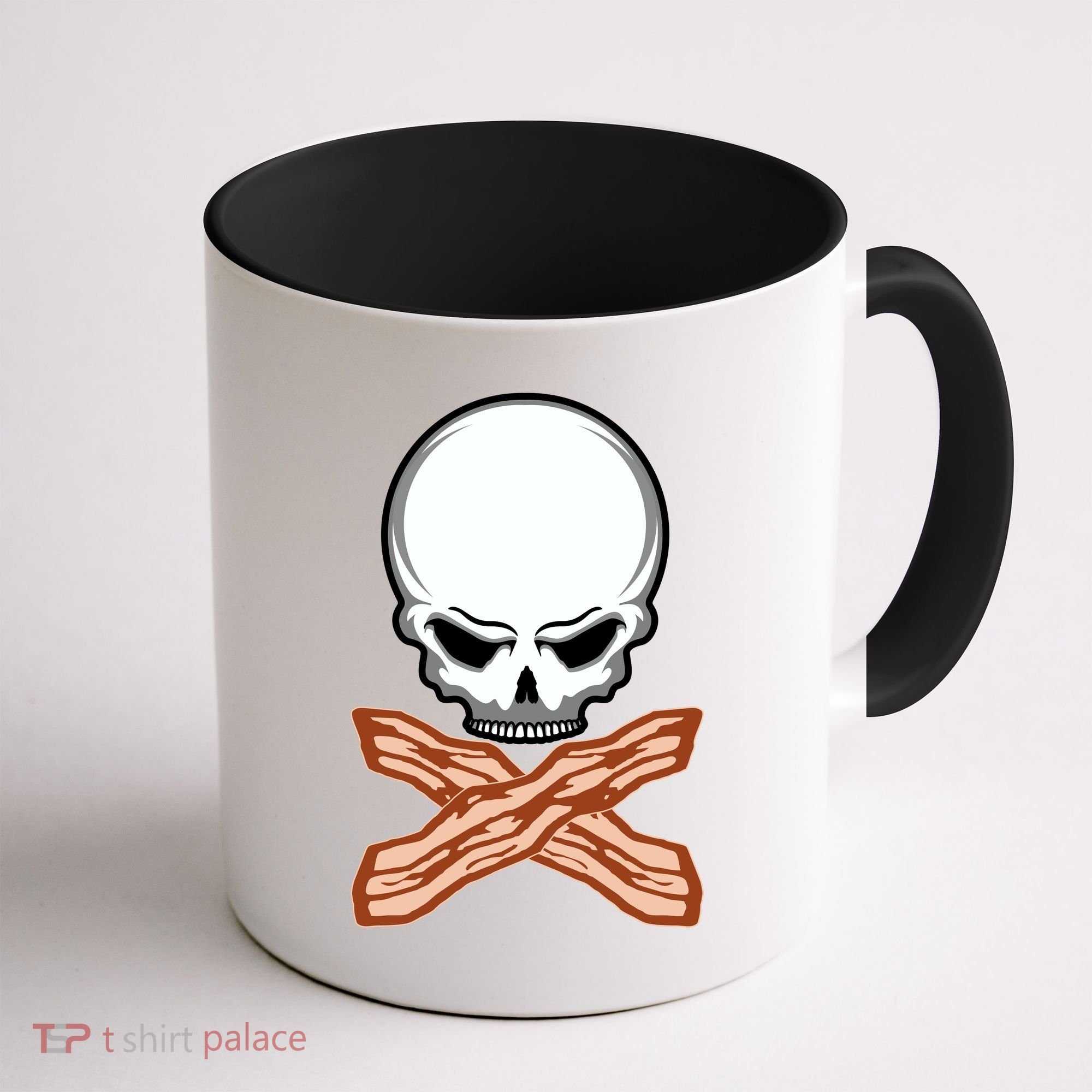 Bacon Skull Coffee Mug