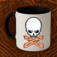 Bacon Skull Coffee Mug thumb 2