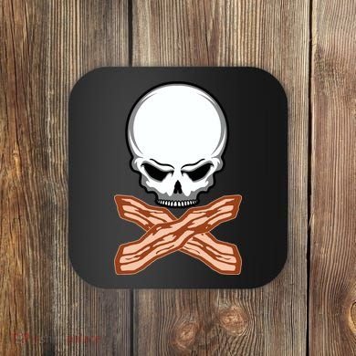 Bacon Skull Coaster
