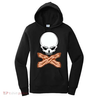 Bacon Skull Women's Hoodie