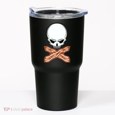 Bacon Skull Tumbler
