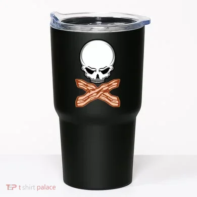 Bacon Skull Tumbler