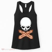 Bacon Skull Women's Tank Top thumb 0