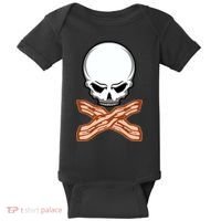 Bacon Skull Baby Bodysuit thumb 0