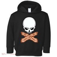 Bacon Skull Toddler Hoodie thumb 0