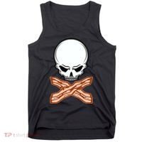 Bacon Skull Tank Top thumb 0