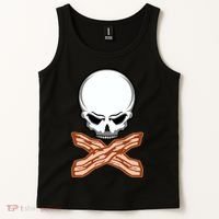Bacon Skull Tank Top thumb 2