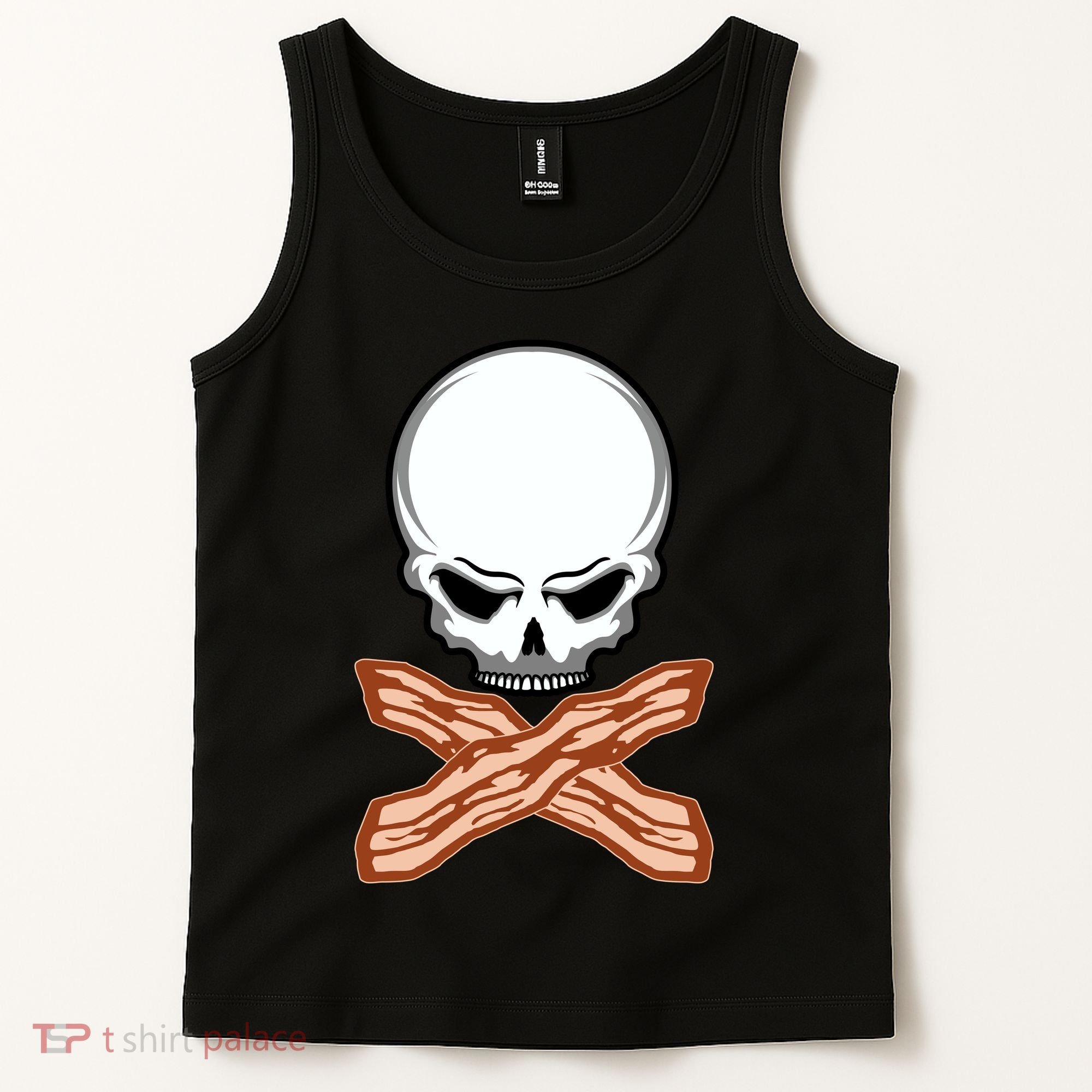 Bacon Skull Tank Top