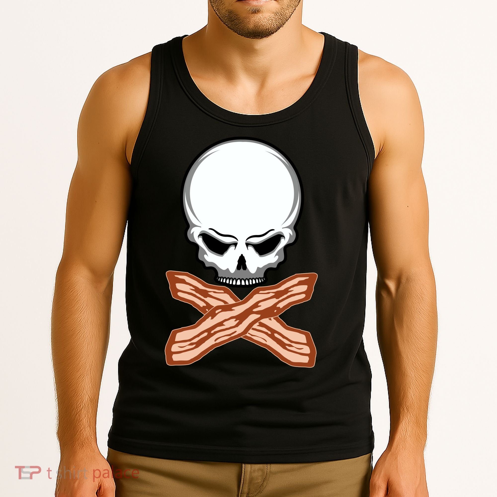 Bacon Skull Tank Top