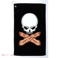 Bacon Skull Golf Towel thumb 0