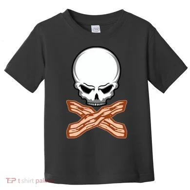 Bacon Skull Toddler T-Shirt