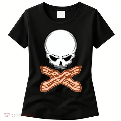 Bacon Skull Women's T-Shirt