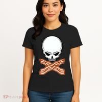 Bacon Skull Women's T-Shirt thumb 4