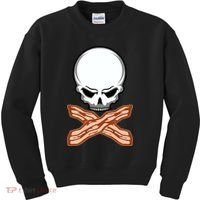 Bacon Skull Kids Sweatshirt thumb 0