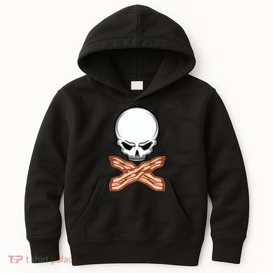 Bacon Skull Kids Hoodie