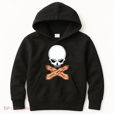Bacon Skull Kids Hoodie