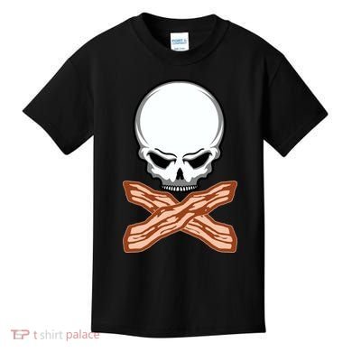 Bacon Skull Kids T-Shirt