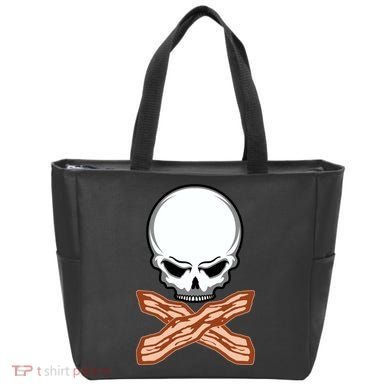 Bacon Skull Tote Bag