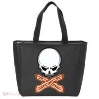 Bacon Skull Tote Bag thumb 0