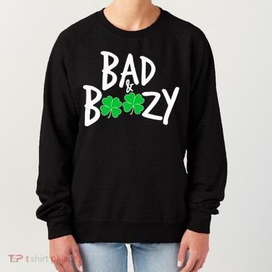Bad and Boozy Irish Beer Women's Sweatshirt