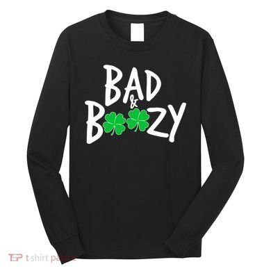 Bad and Boozy Irish Beer Long Sleeve Shirt