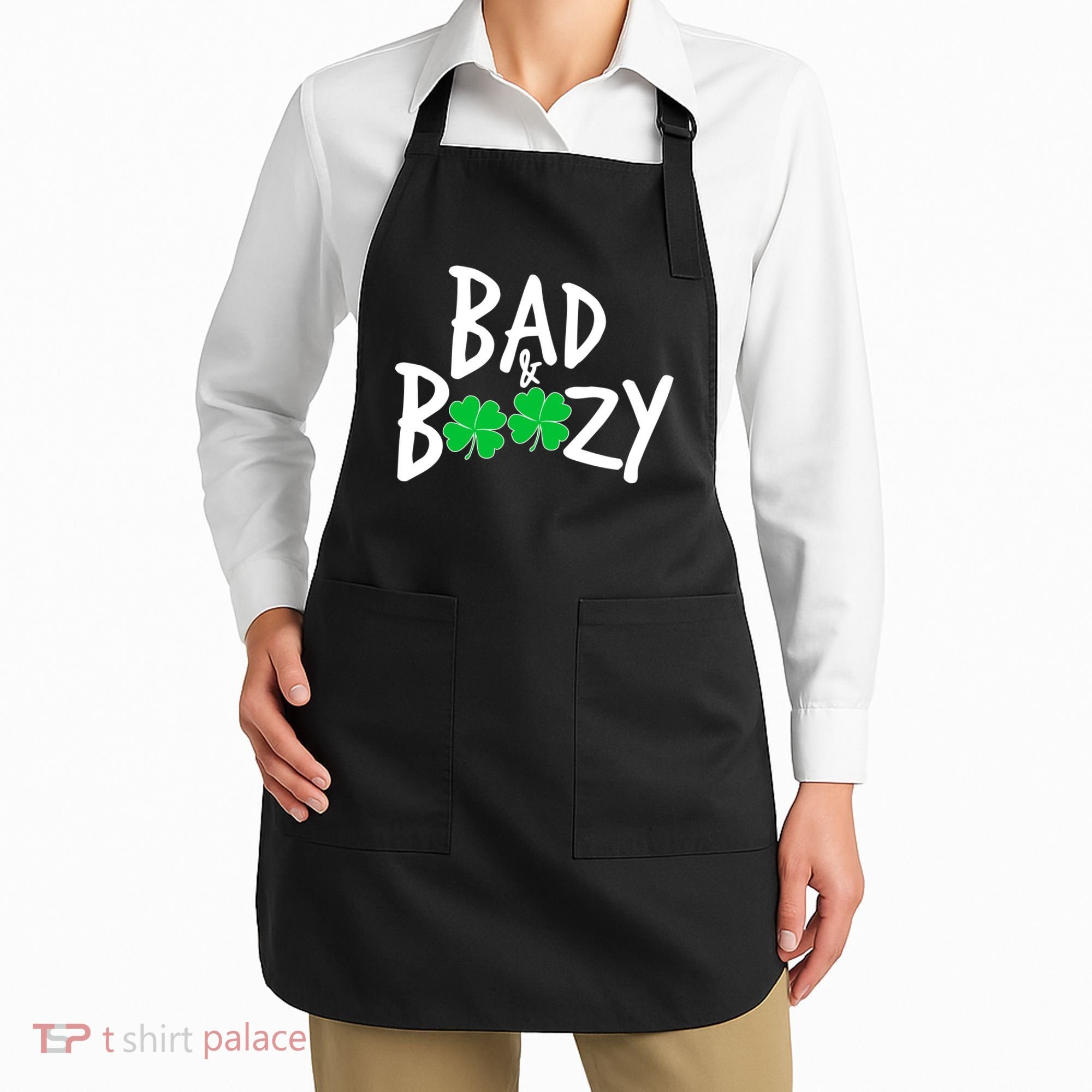 Bad and Boozy Irish Beer Apron