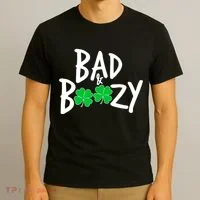 Bad and Boozy Irish Beer T-Shirt thumb 3