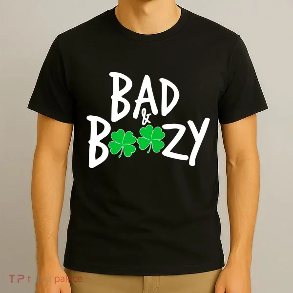 Bad and Boozy Irish Beer T-Shirt