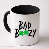 Bad and Boozy Irish Beer Coffee Mug thumb 0