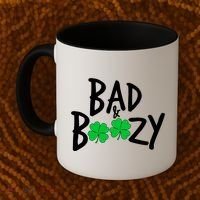 Bad and Boozy Irish Beer Coffee Mug thumb 2