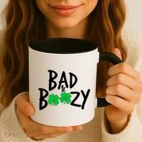 Bad and Boozy Irish Beer Coffee Mug thumb 3