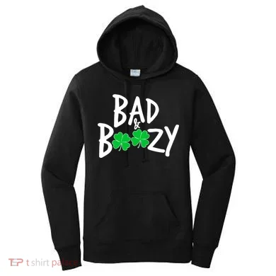Bad and Boozy Irish Beer Women's Hoodie