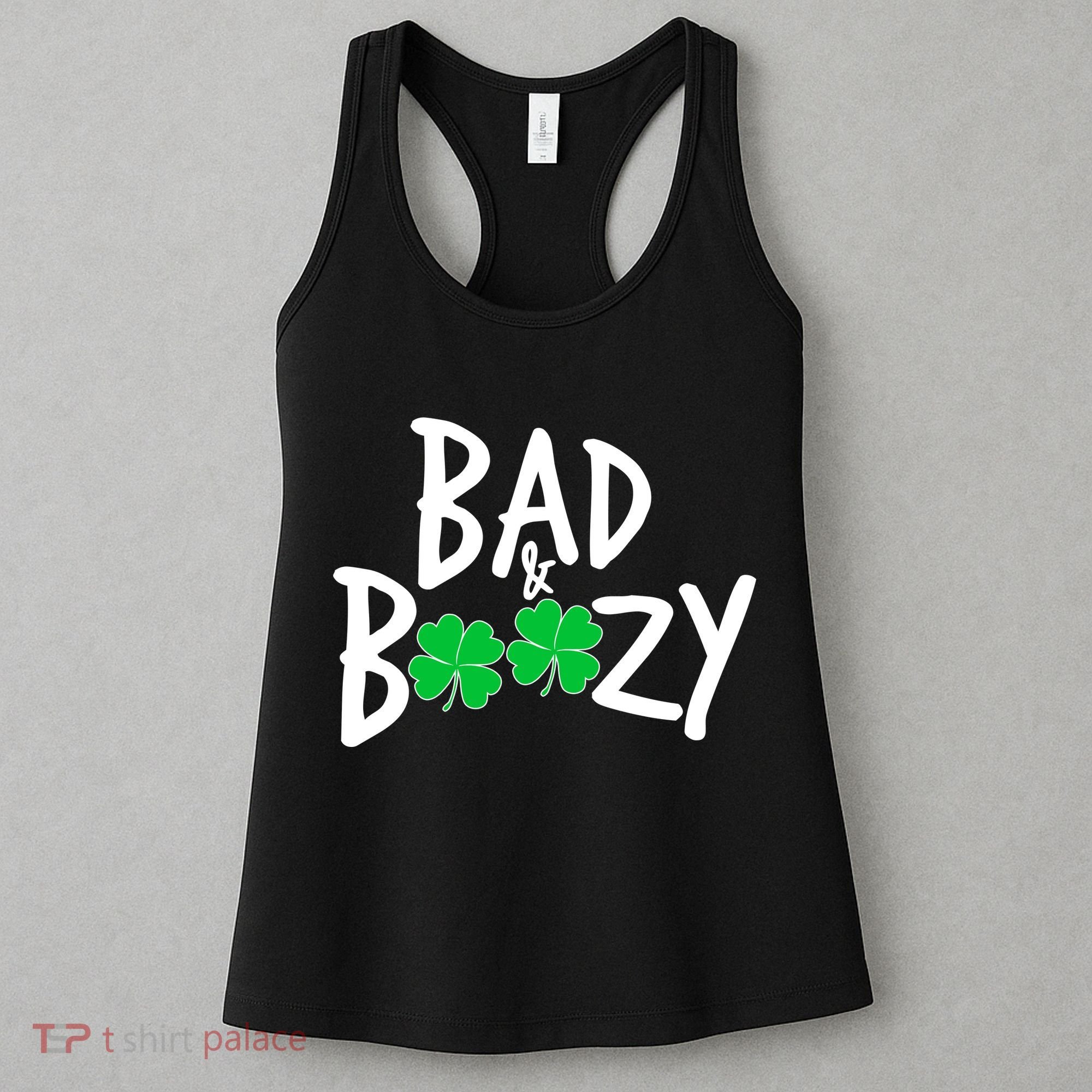 Bad and Boozy Irish Beer Women's Tank Top