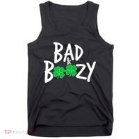 Bad and Boozy Irish Beer Tank Top thumb 0