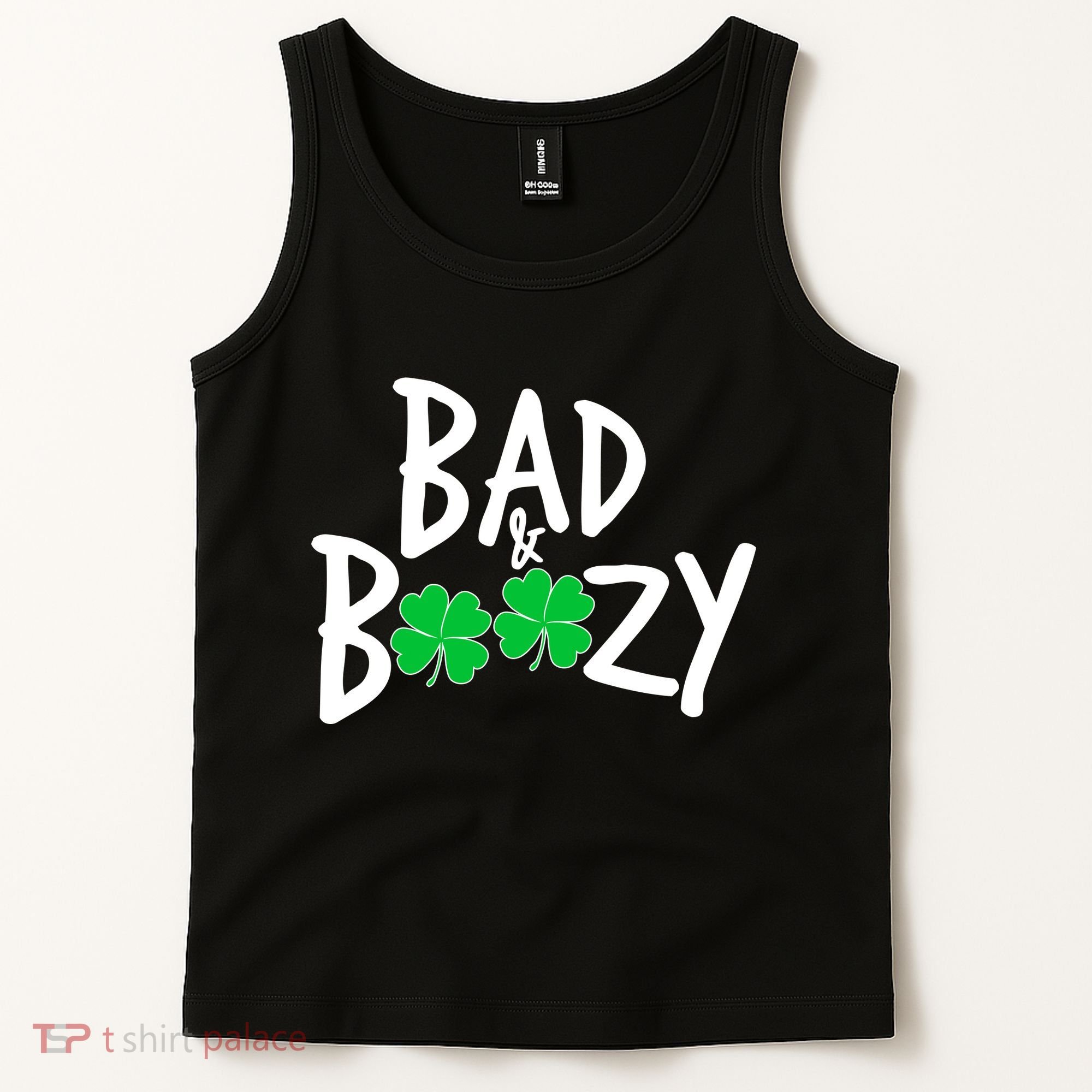 Bad and Boozy Irish Beer Tank Top