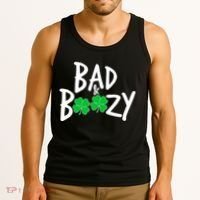 Bad and Boozy Irish Beer Tank Top thumb 3