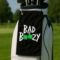 Bad and Boozy Irish Beer Golf Towel thumb 2