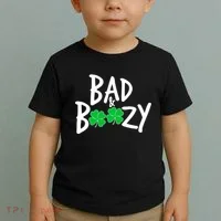 Bad and Boozy Irish Beer Toddler T-Shirt thumb 2