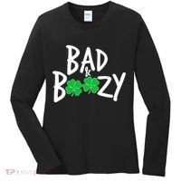 Bad and Boozy Irish Beer Women's Long Sleeve Shirt thumb 0